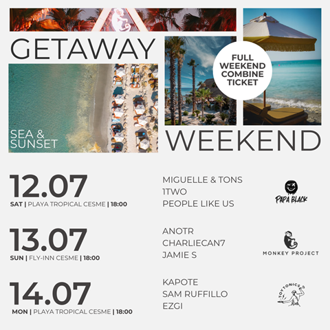 GETAWAY WEEKEND 3 DAY PASS